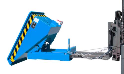 Bauer Niedriger Späne-Kippbehälter mit Abrollmechanik