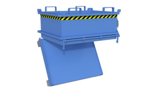 Bauer Mini-Klappbodenbehälter MSB 250 in RAL5012 Lichtblau