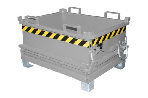 Bauer Mini-Klappbodenbehälter MSB 250 in RAL7005 Mausgrau