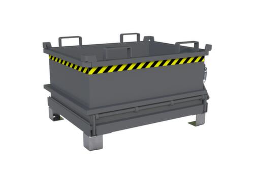 Bauer Mini-Klappbodenbehälter MSB 250 in RAL7005 Mausgrau