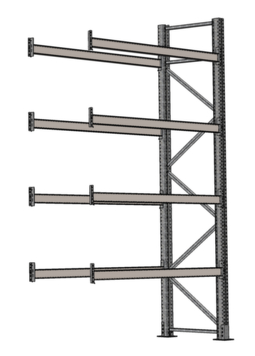 SCHULTE Palettenregal für 18 Paletten, 5965 mm breit, 3 Lagerebenen