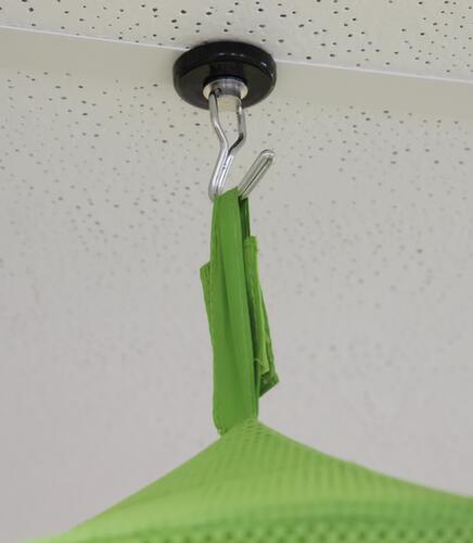 MAUL Hakenmagnet Karussell aus Stahl, weiß, Ø 35 mm