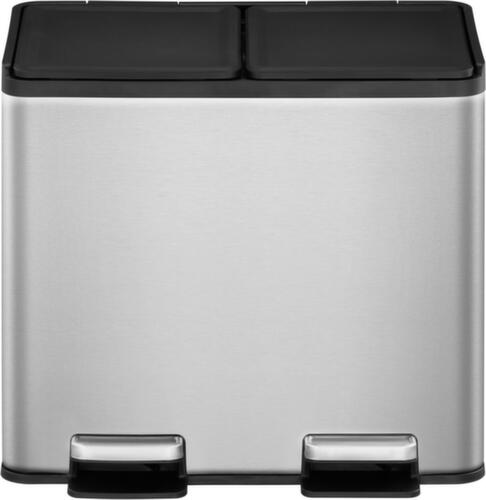 Tretabfallsammler EKO mit fingerabdruckfester Beschichtung, 2 x 10 l