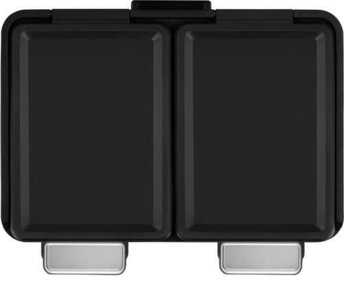 Tretabfallsammler EKO mit fingerabdruckfester Beschichtung, 2 x 10 l