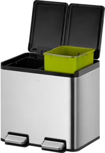 Tretabfallsammler EKO mit fingerabdruckfester Beschichtung, 2 x 10 l