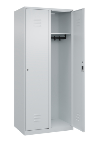 C+P Spind Classic Plus mit 2 Abteilen, Abteilbreite 400 mm