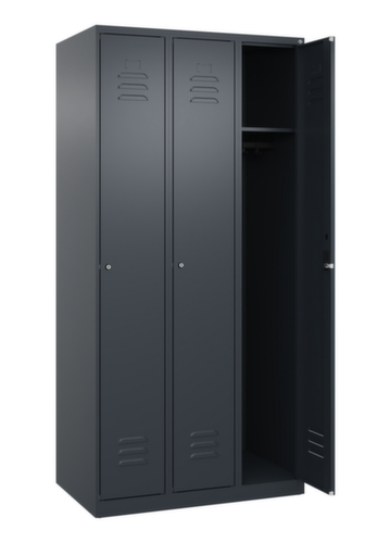 C+P Spind Classic Plus mit 3 Abteilen, Abteilbreite 300 mm