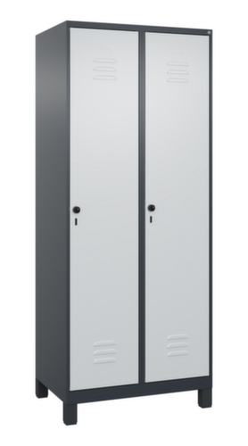 C+P Spind Classic Plus mit 2 Abteilen, Abteilbreite 400 mm