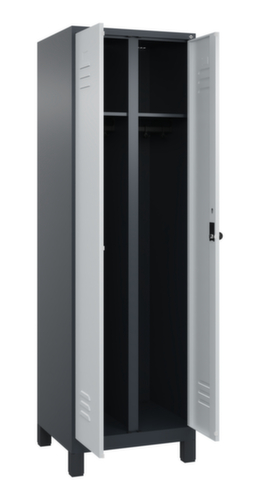 C+P Spind Classic Plus für Schwarz-Weiß-Trennung, Abteilbreite 300 mm