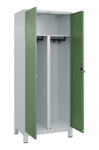 C+P PSA-Spind Classic Plus für Schwarz-Weiß-Trennung, Abteilbreite 400 mm