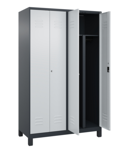 C+P PSA-Spind Classic Plus für Schwarz-Weiß-Trennung, Abteilbreite 300 mm