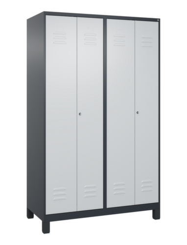 C+P PSA-Spind Classic Plus für Schwarz-Weiß-Trennung, Abteilbreite 300 mm