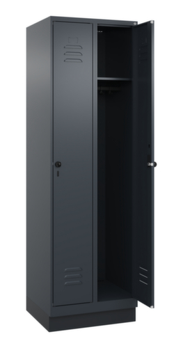 C+P Spind Classic Plus mit 2 Abteilen, Abteilbreite 300 mm