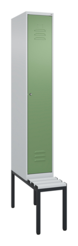 C+P Spind Classic Plus mit Sitzbank, Abteilbreite 300 mm