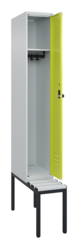 C+P Spind Classic Plus mit Sitzbank, Abteilbreite 300 mm