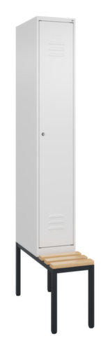C+P Spind Classic Plus mit Sitzbank, Abteilbreite 300 mm