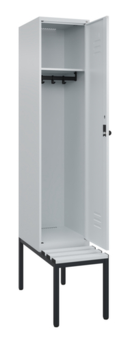 C+P Spind Classic Plus mit Sitzbank, Abteilbreite 400 mm