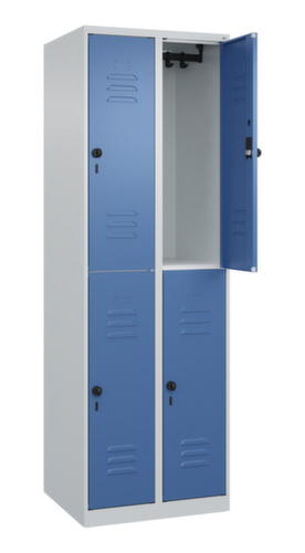 C+P Doppelstöckiger Spind Classic Plus, Abteilbreite 300 mm