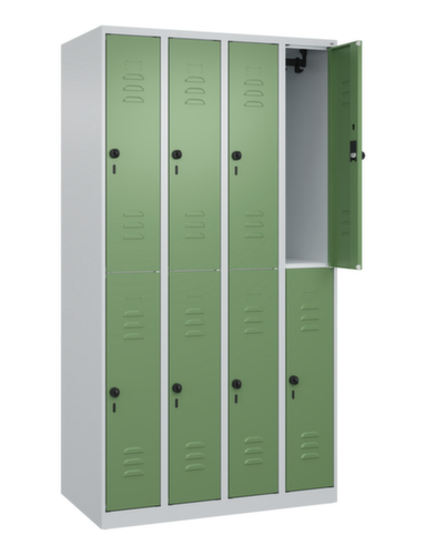 C+P Doppelstöckiger Spind Classic Plus, Abteilbreite 250 mm