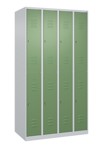 C+P Doppelstöckiger Spind Classic Plus, Abteilbreite 250 mm