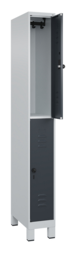 C+P Doppelstöckiger Spind Classic Plus, Abteilbreite 250 mm