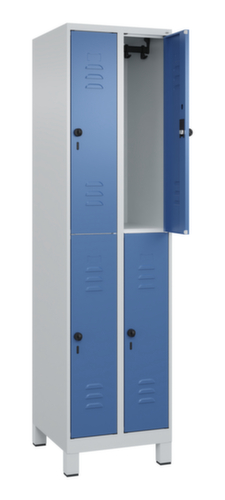 C+P Doppelstöckiger Spind Classic Plus, Abteilbreite 250 mm