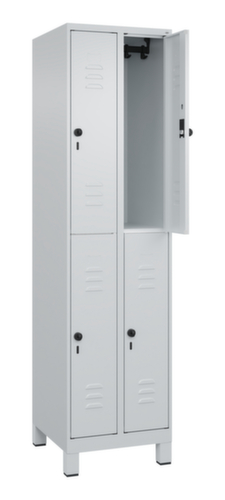 C+P Doppelstöckiger Spind Classic Plus, Abteilbreite 250 mm