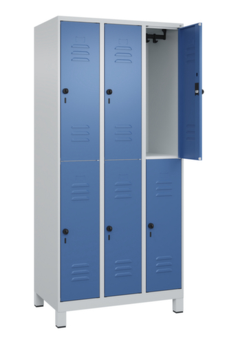 C+P Doppelstöckiger Spind Classic Plus, Abteilbreite 300 mm