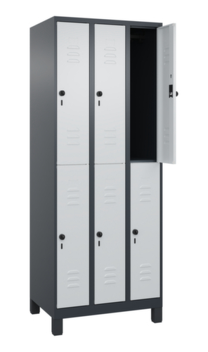 C+P Doppelstöckiger Spind Classic Plus, Abteilbreite 250 mm