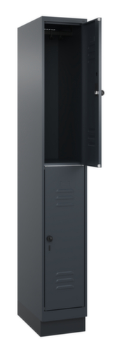 C+P Doppelstöckiger Spind Classic Plus, Abteilbreite 300 mm