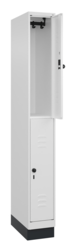 C+P Doppelstöckiger Spind Classic Plus, Abteilbreite 250 mm