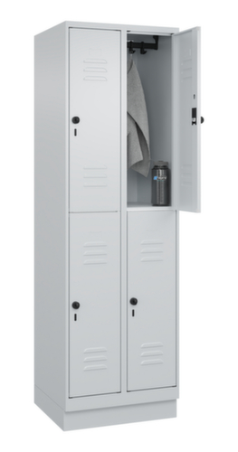 C+P Doppelstöckiger Spind Classic Plus, Abteilbreite 300 mm