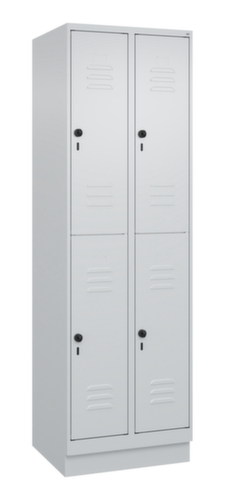 C+P Doppelstöckiger Spind Classic Plus, Abteilbreite 300 mm