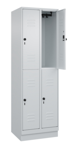 C+P Doppelstöckiger Spind Classic Plus, Abteilbreite 300 mm