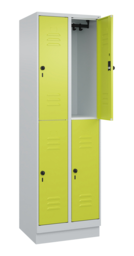 C+P Doppelstöckiger Spind Classic Plus, Abteilbreite 300 mm