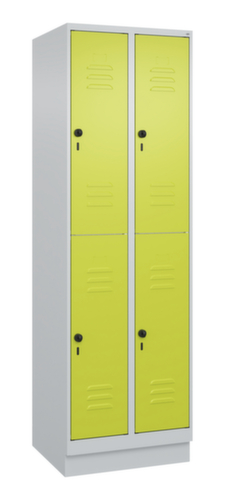 C+P Doppelstöckiger Spind Classic Plus, Abteilbreite 300 mm