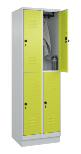 C+P Doppelstöckiger Spind Classic Plus, Abteilbreite 300 mm