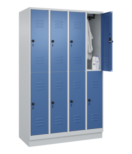 C+P Doppelstöckiger Spind Classic Plus, Abteilbreite 300 mm