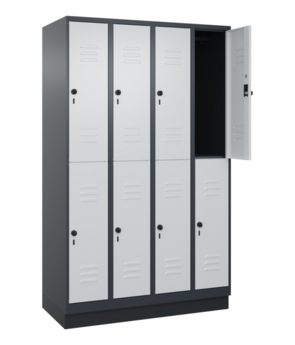 C+P Doppelstöckiger Spind Classic Plus, Abteilbreite 300 mm