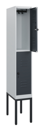 C+P Doppelstöckiger Spind Classic Plus, Abteilbreite 300 mm