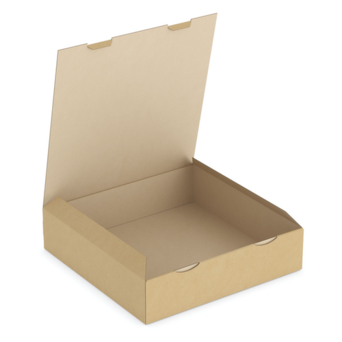 Wellpapp-Faltkarton 1-wellig, 1-wellig, 400 x 400 x 100 mm