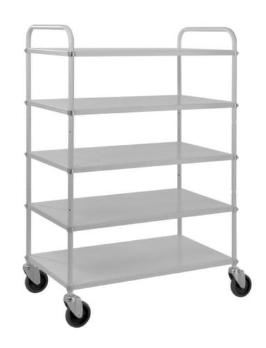 Kongamek Etagenwagen ZERO, Traglast 250 kg, 5 Etagen