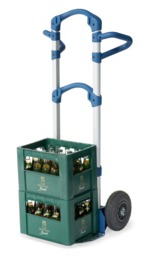 fetra Extra leichte Alu-Kistenkarre Wuppi, Traglast 200 kg, Luft-Bereifung