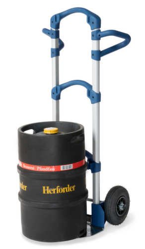 fetra Extra leichte Alu-Kistenkarre Wuppi, Traglast 200 kg, Luft-Bereifung