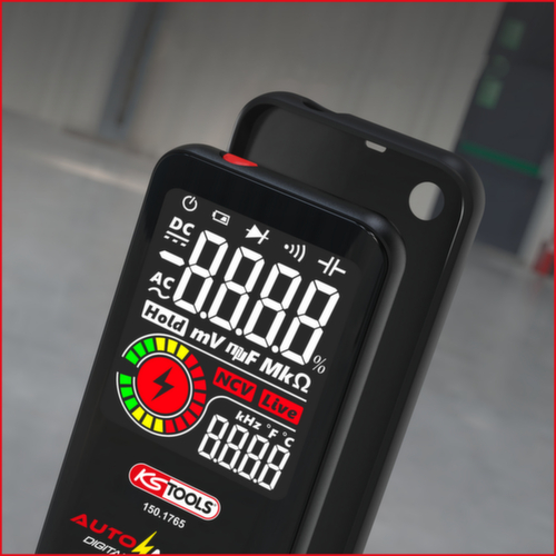 KS Tools Automatik Digital-Multimeter inkl. Prüfspitzen