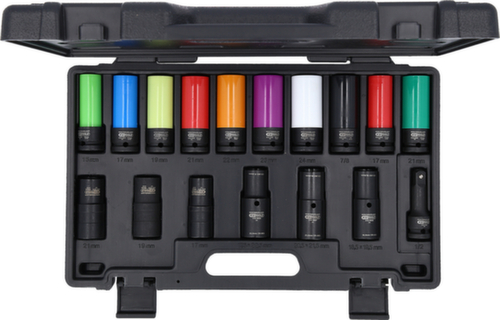 KS Tools 1/2" MASTER Spezial-Kraft-Stecknuss-Satz für Radverschraubungen