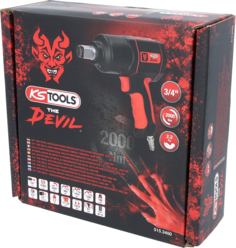 KS Tools 3/4" THE DEVIL Hochleistungs-Druckluft-Schlagschrauber