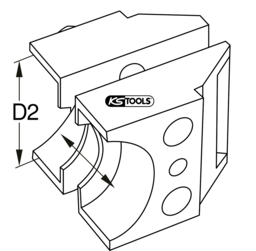 KS Tools Klemmbohrungs-Spreizwerkzeug