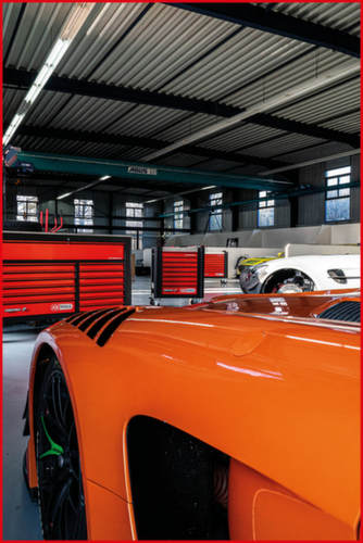 KS Tools Performanceplus Werkstattwagen-Satz P10 mit 423 Werkzeugen für 6 Schubladen