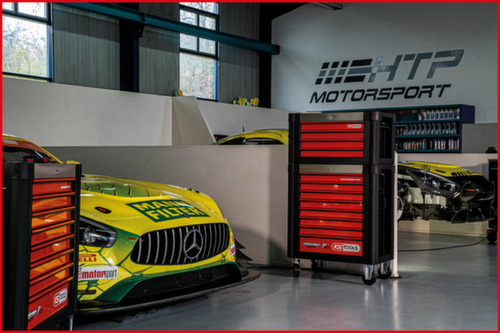 KS Tools Performanceplus Werkstattwagen-Satz P10 mit 423 Werkzeugen für 6 Schubladen